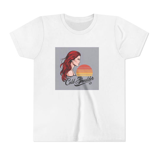 Cold Shoulder Youth Tee