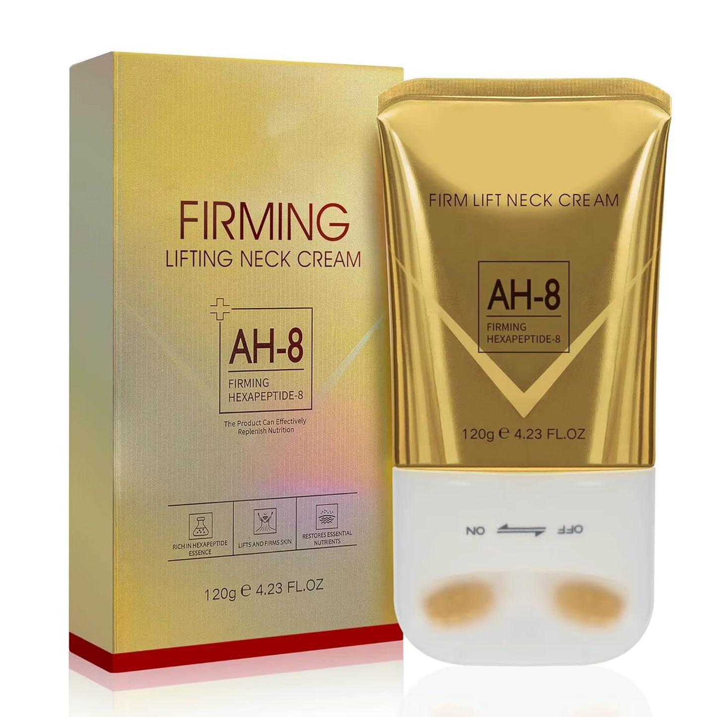 Necklift Pro™ – Firming & Line-Reducing Neck Roller Cream (120G)